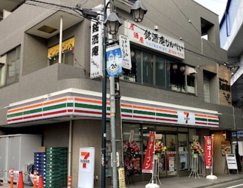 コンビニ　セブンイレブン 川崎稲田堤店（コンビニ）まで885m