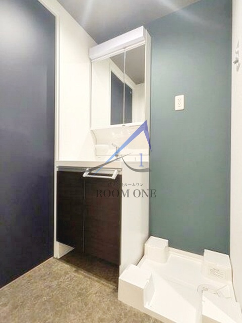 洗面設備　洗面台です。