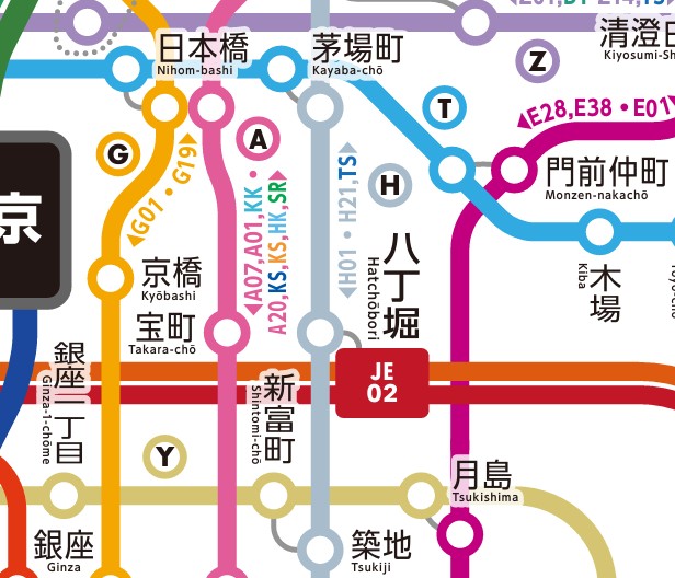 眺望　☆路線図☆