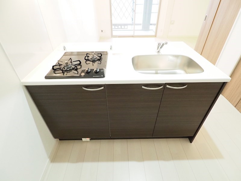 その他設備　2口コンロ。カウンターキッチンです。