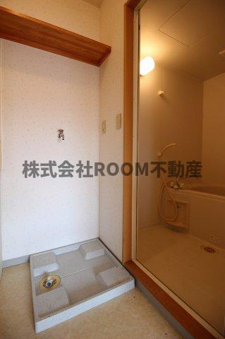 洗面設備　広い洗面スペース