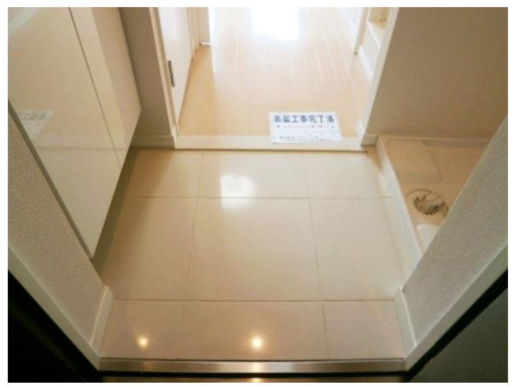 玄関　明るい玄関です