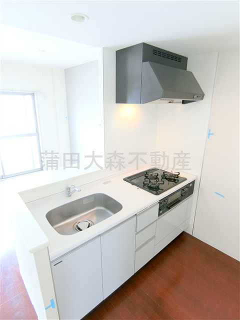 キッチン　3口ガスグリル付　カウンターキッチン