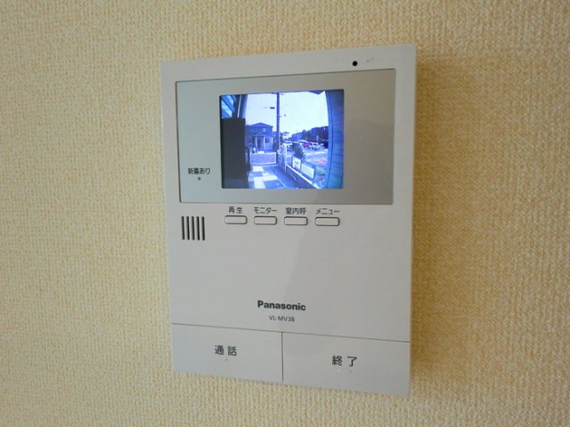 セキュリティ　モニター付きインターホンです