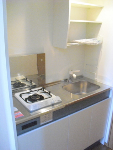 キッチン　収納付１口ガスシステムキッチン