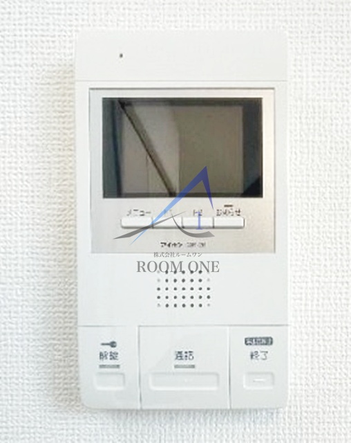 セキュリティ　モニター付きインターホンです。