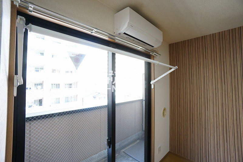 その他　雨の日でもお洗濯ができる室内物干し付き♪