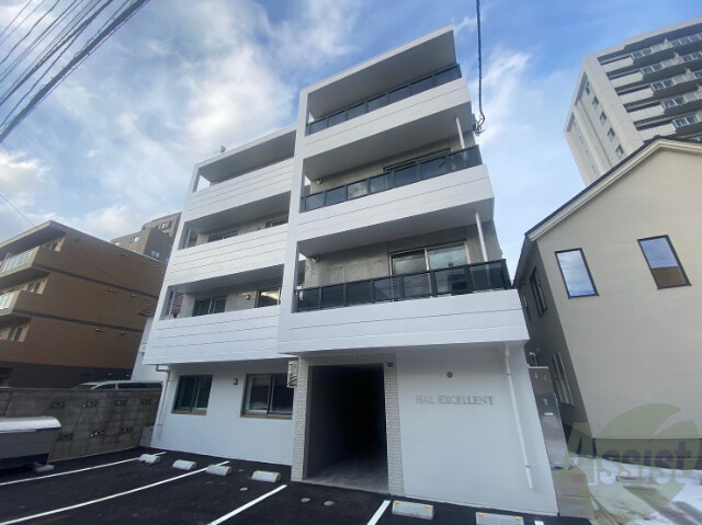 建物外観　札幌市中央区南４条西「ハルエクセレント」