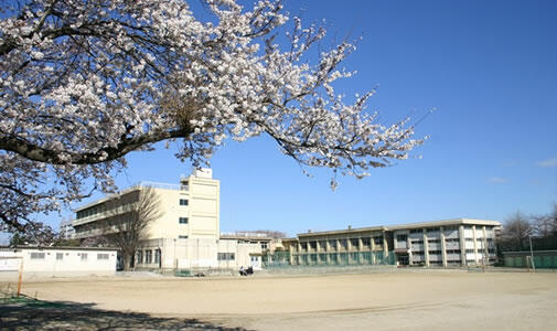 中学校　柏市立柏第二中学校（中学校）まで835m