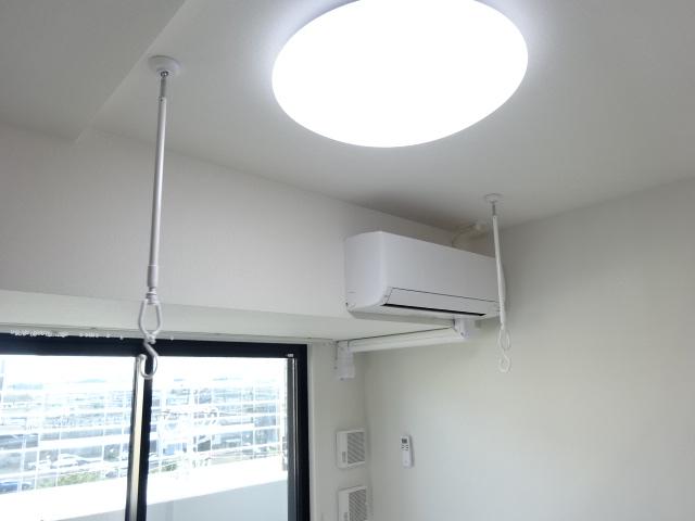 その他設備　室内物干し