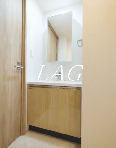 洗面設備　洗面台です。