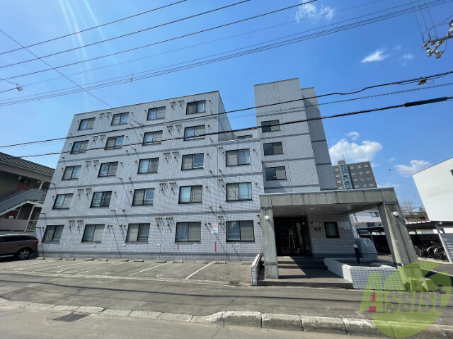 建物外観　札幌市東区北十二条東「ステュデュオ北１２条」
