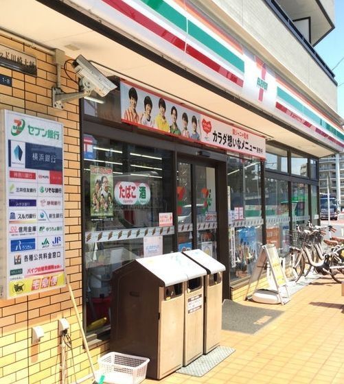 コンビニ　セブンイレブン川崎大師駅北店（コンビニ）まで1m