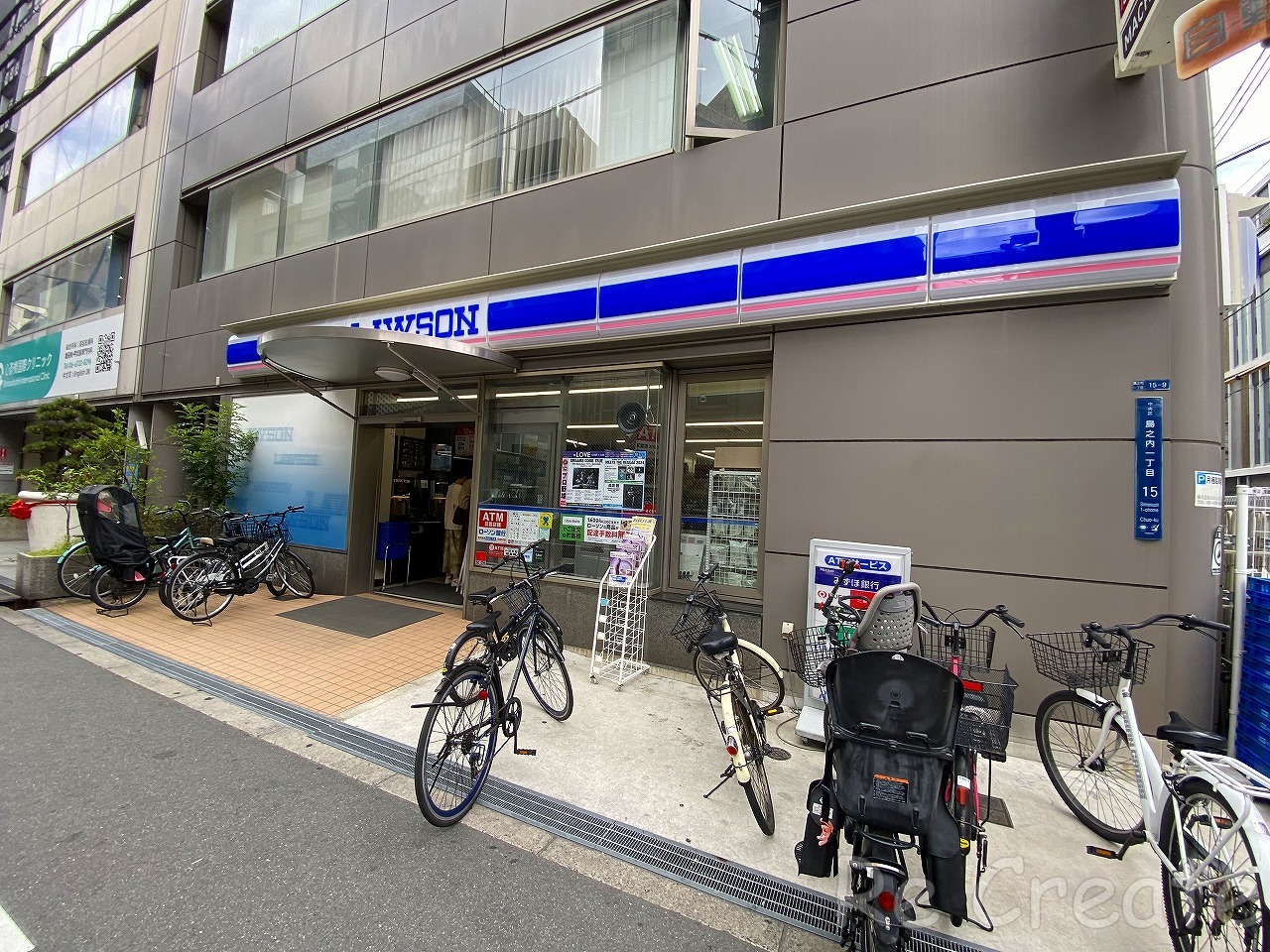 コンビニ　ローソン長堀橋南店（コンビニ）まで191m