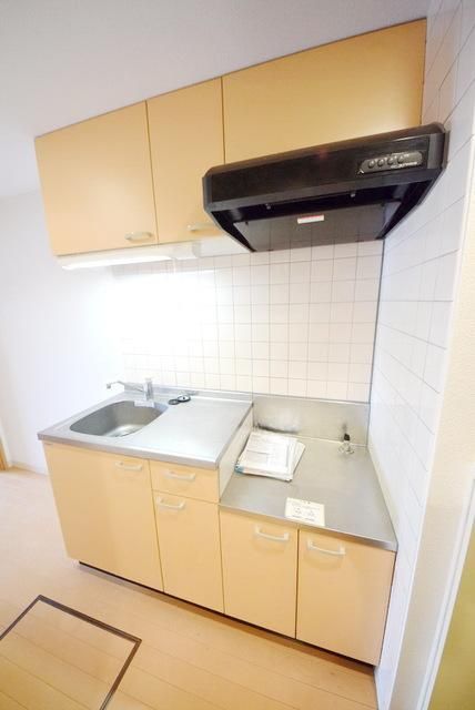 キッチン　ガスコンロ設置できます♪