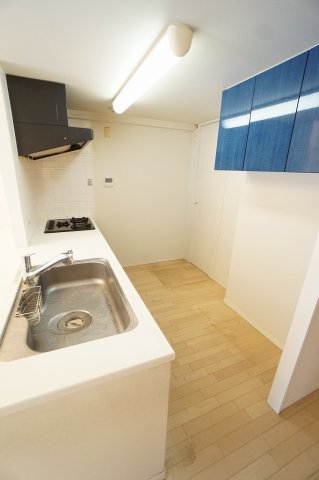 キッチン　3口コンロ　ディスポーザー　浄水器付