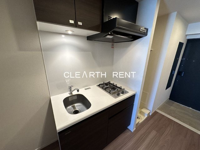 キッチン　ガス2口システムキッチン