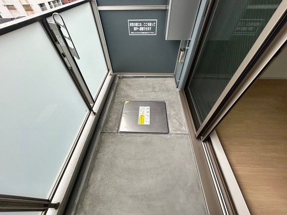 バルコニー　※別部屋の写真です
