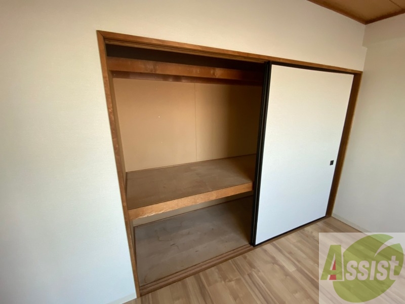 収納　収納です。寝室もすっきり片付きますよ～！