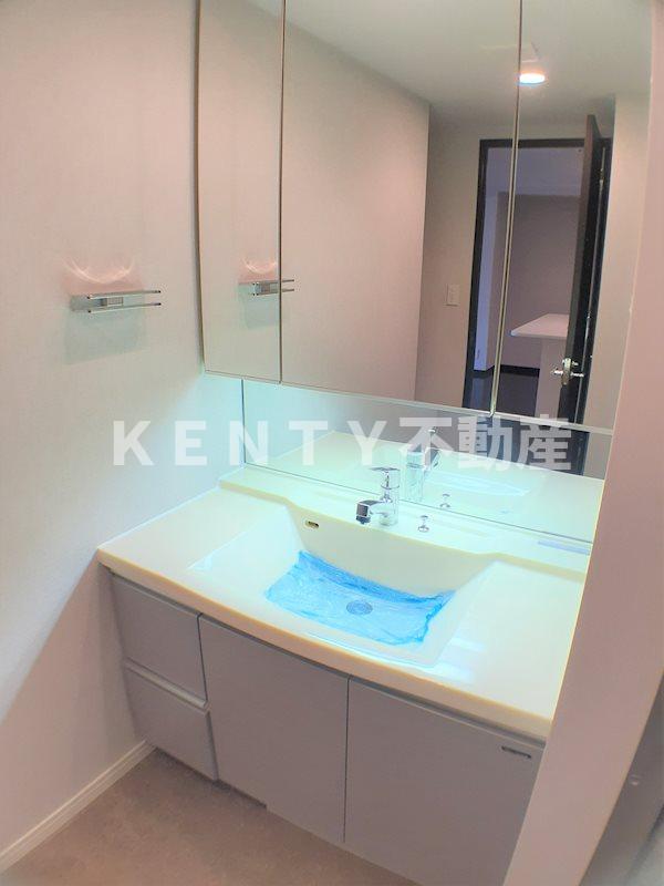 洗面設備　別部屋の写真です。