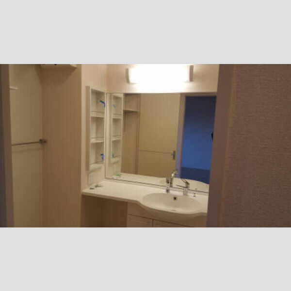 洗面設備　A棟102洗髪洗面化粧台