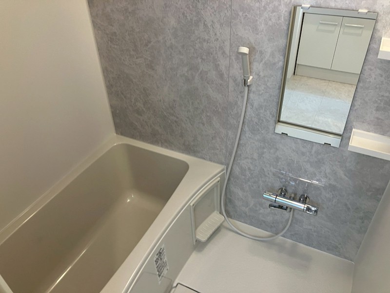 バス・シャワールーム　※同施工会社別物件、参考写真（アクセントパネルの色は変更にな