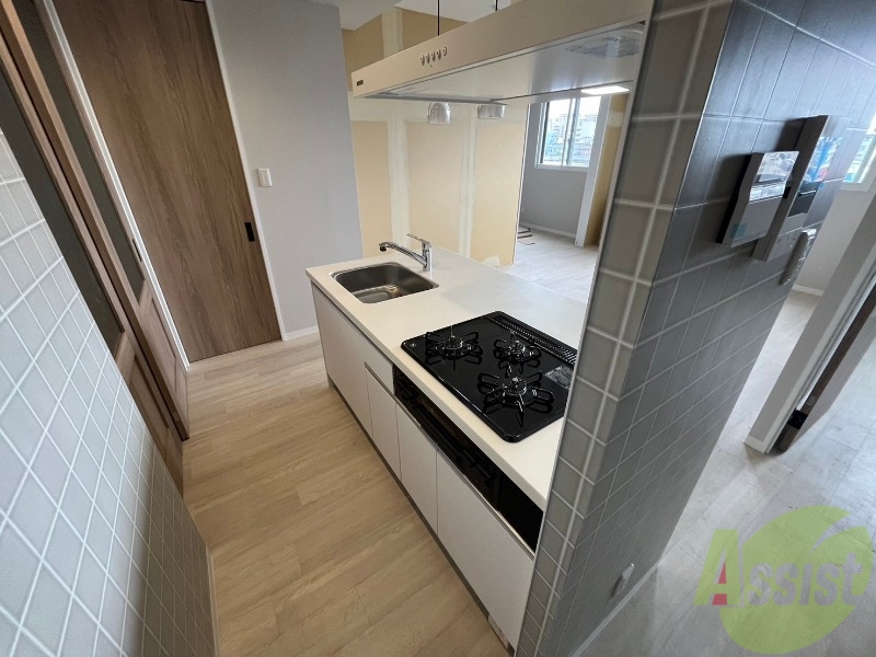 キッチン　システムキッチンなので、すぐお料理に使えます！