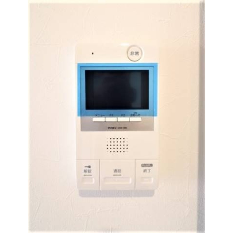 セキュリティ　外の様子が見えて安心ですね。