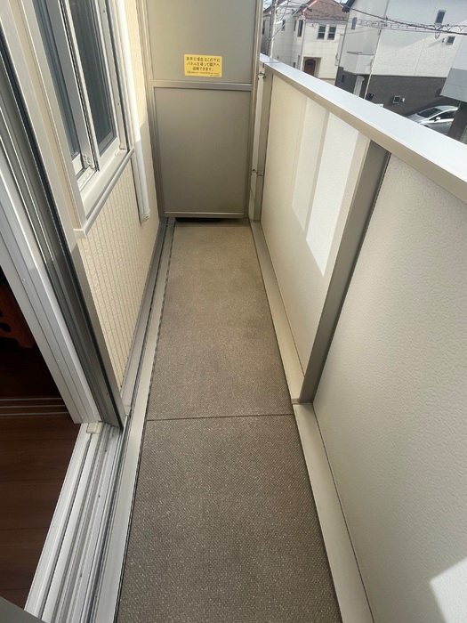 バルコニー　風通しの良いバルコニー