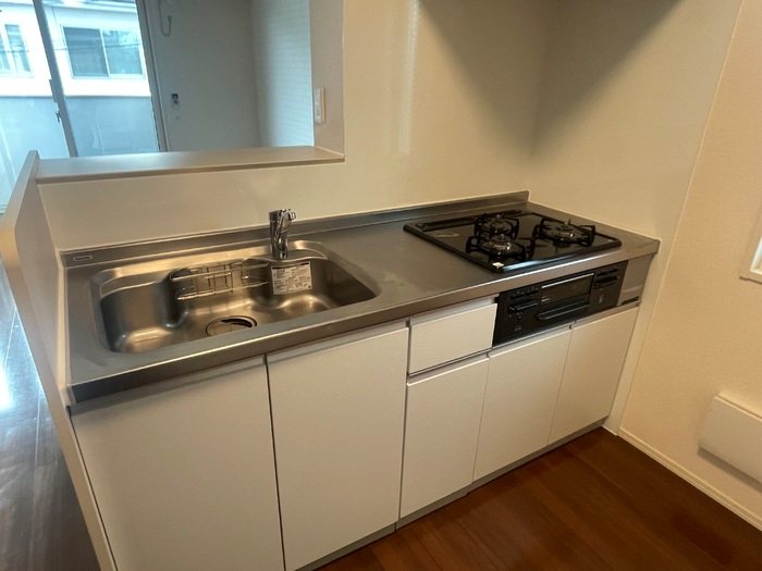 キッチン　お料理の幅が広がる3口ガスコンロのシステムキッチン