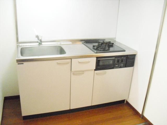 キッチン　★グリル付き2口ガスシステムキッチン★