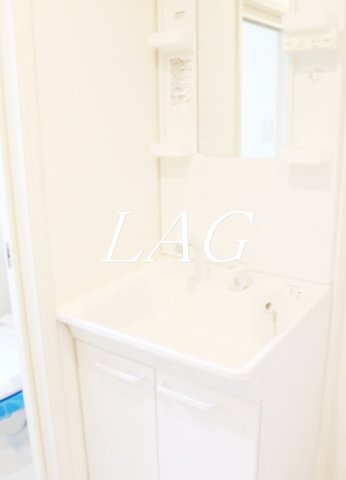 洗面設備　洗面台です。