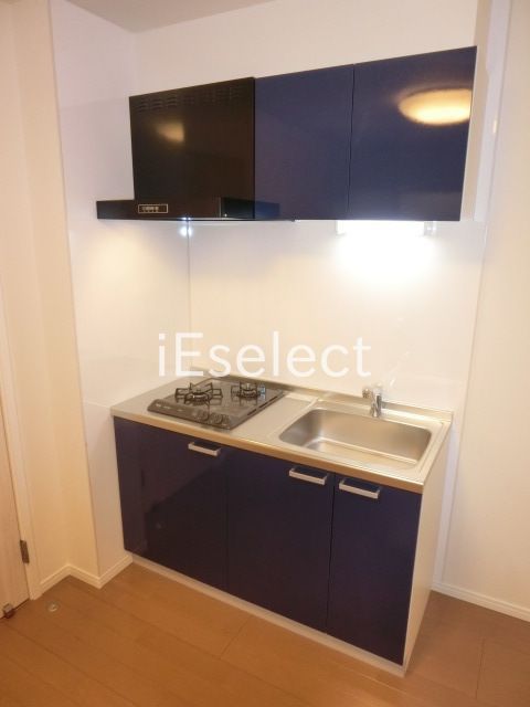 キッチン　2口コンロ付きのキッチンです