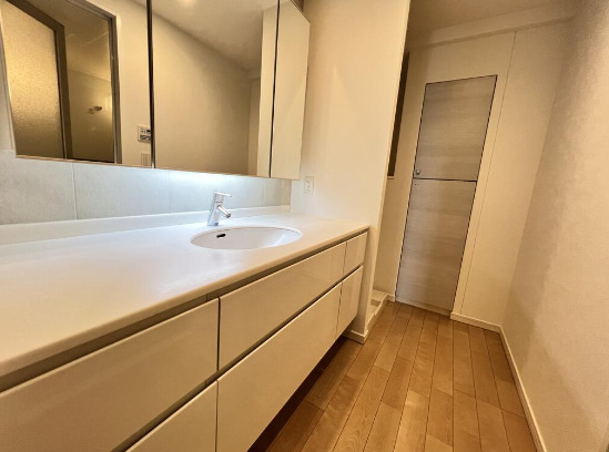 洗面設備　写真は同タイプ住居です。