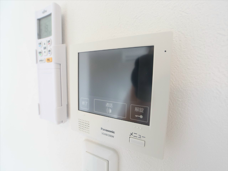 セキュリティ　ＴＶモニター付インターホン　同仕様写真