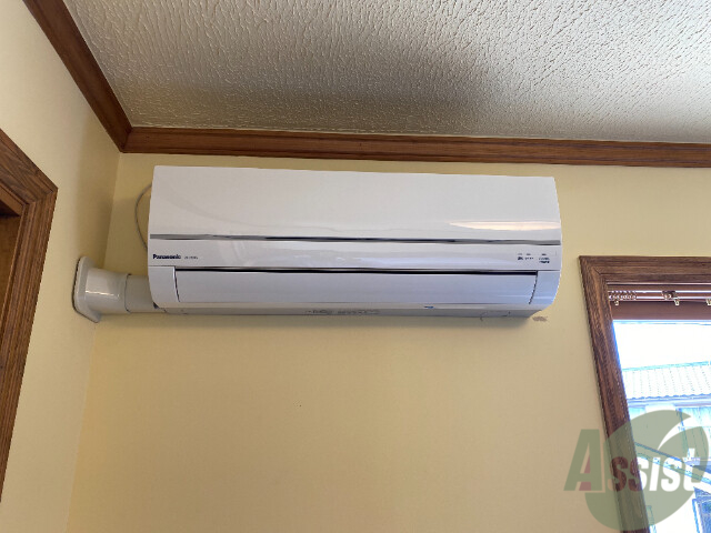 その他設備　エアコンが付いているので夏冬も快適に過ごせそうです。