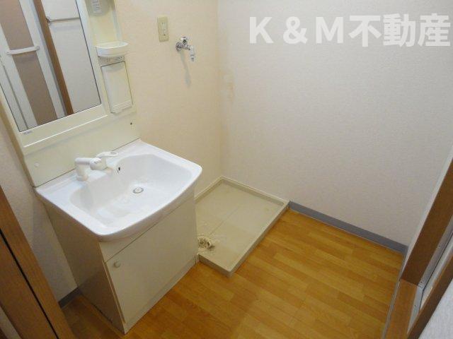 洗面設備　広い洗面スペース