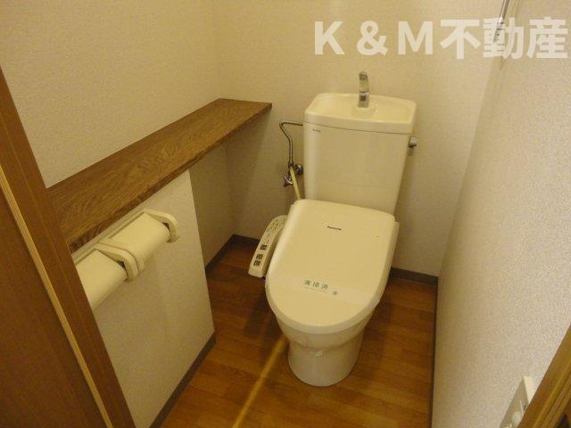 トイレ　ゆったりとした空間のトイレです