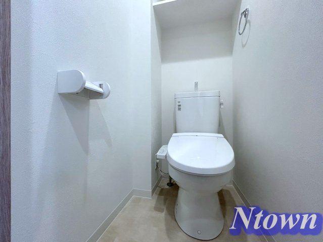 トイレ　ゆったりとした空間のトイレです