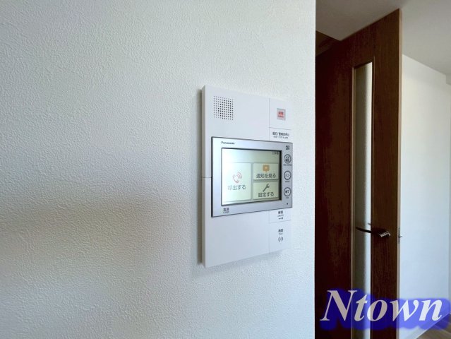 セキュリティ　モニター付きです。