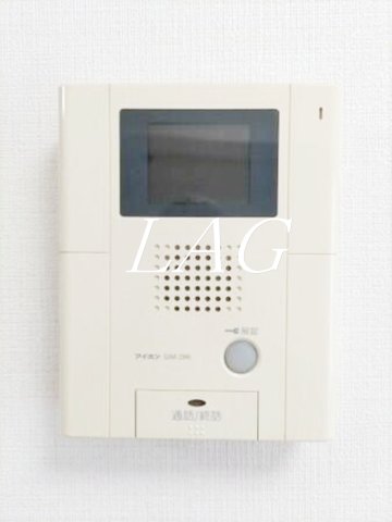 セキュリティ　モニター付きインターフォンです。