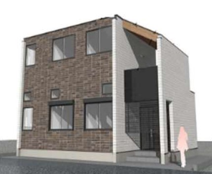 建物外観　外観パース