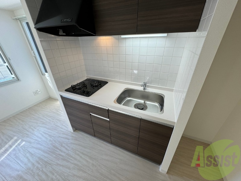 キッチン　システムキッチンなので、すぐお料理に使えます！