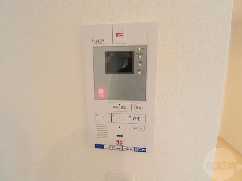 セキュリティ　ＴＶモニターホンで来客確認