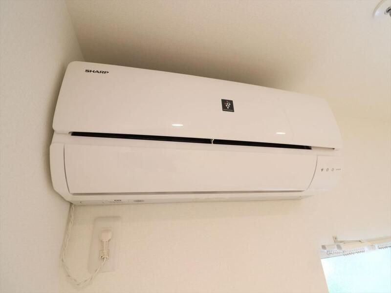 その他設備　エアコンで暑い日も寒い日も快適に