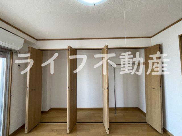 収納　たっぷりとした収納スペースです