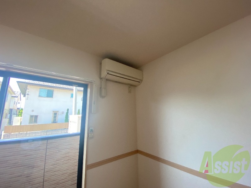 その他設備　エアコンが付いていますので寒暖対策もばっちり。