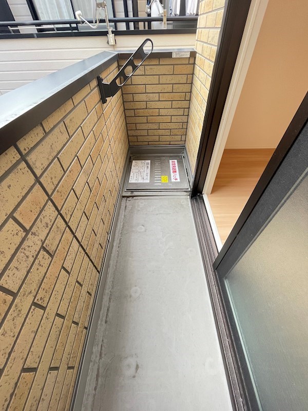 バルコニー　広々としたバルコニーです