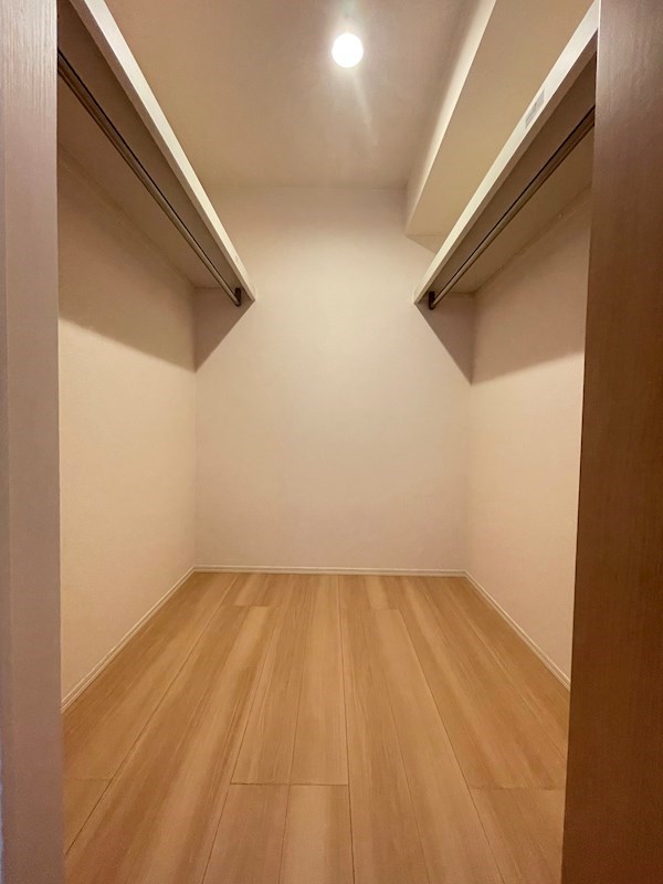 収納　大きなスペースがあり、収納には困りません