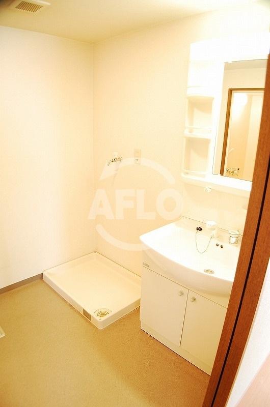 洗面設備　グランファミールさくらがわ　洗面脱衣所